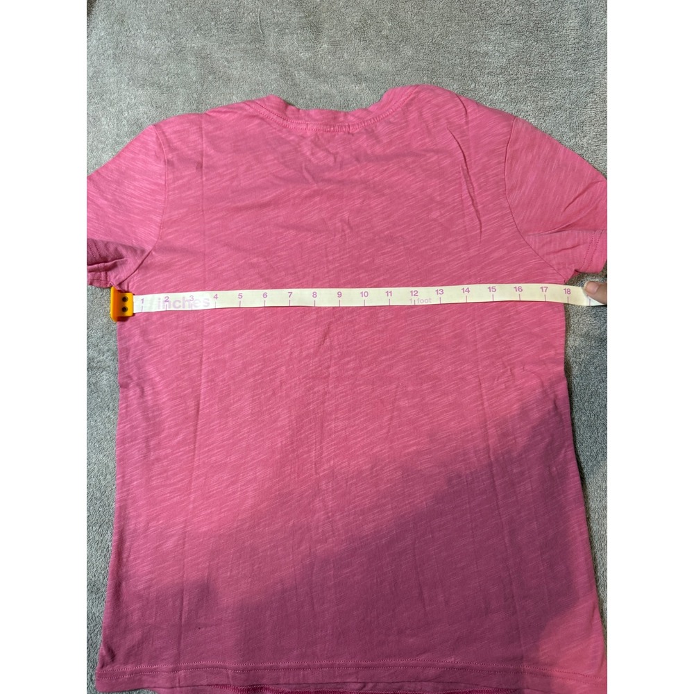 NEW Carve Designs Small Pink Crew Neck Short Sleeve East Coast Shirt 100% Cotton - Picture 8 of 9